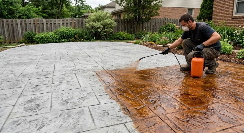 Concrete Patio Finishing in Dallas, TX