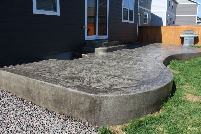 Stamped Concrete Installation in Frisco, TX